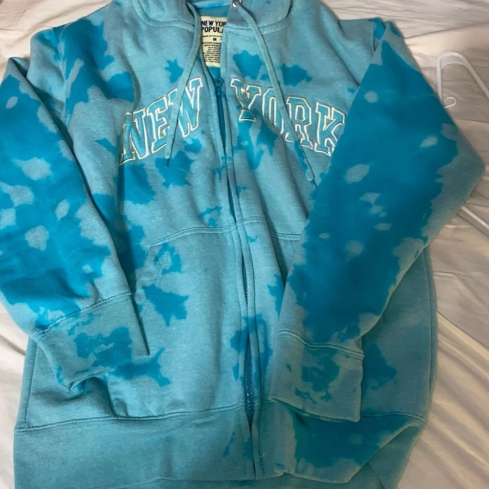 new york tie dye hoodie